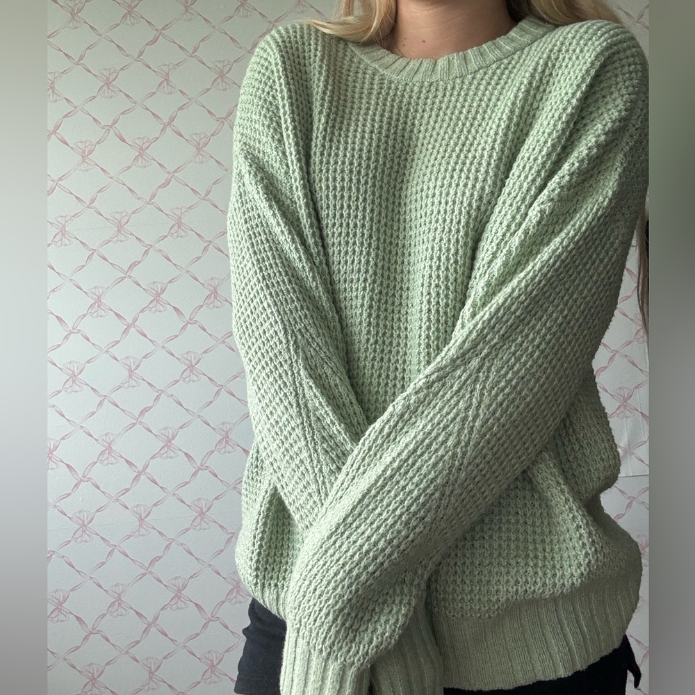 Green Knit Sweater